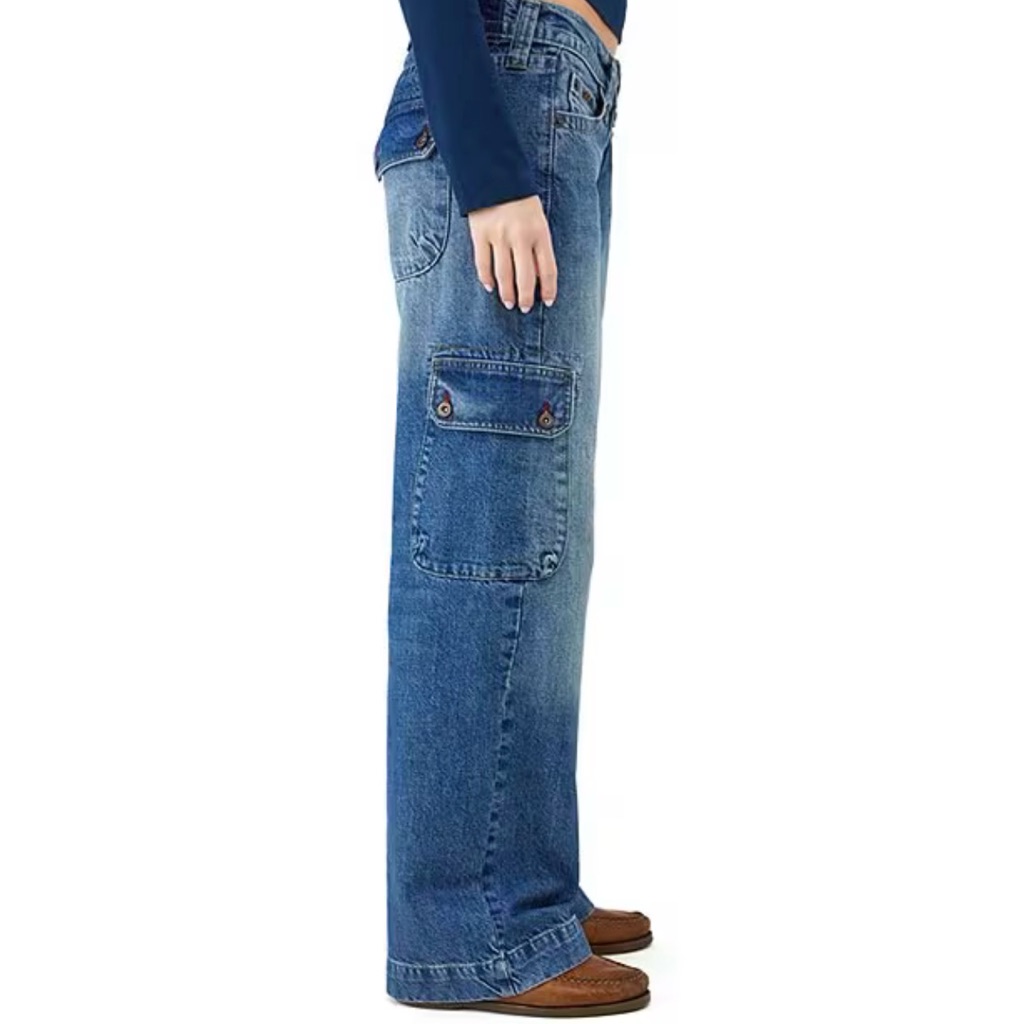 Bdg Urban Outfitters Kayla Mid Rise Cargo Jeans